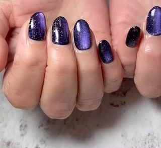 マグネットネイルデザイン 