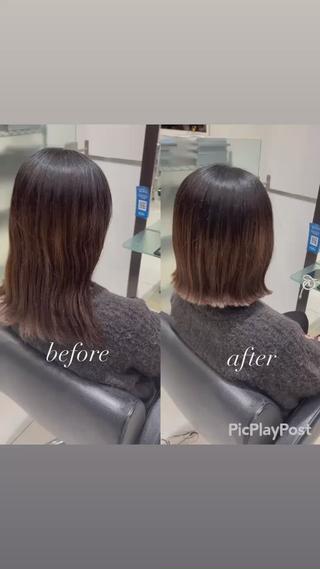 ショート 大人女性ぼかし メンズ強化🦙平作のヘアスタイル