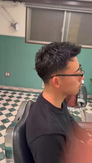 ローフェード︎スパイキーショート