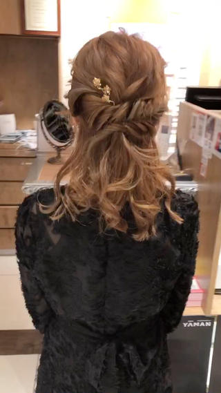 ミディアム ヘアアレンジ 【ディレクター 🧸🤍田澤　唯那】のヘアスタイル