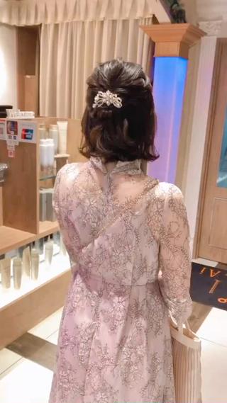 ショート ヘアアレンジ 【ディレクター 🧸🤍田澤 唯那】のヘアスタイル