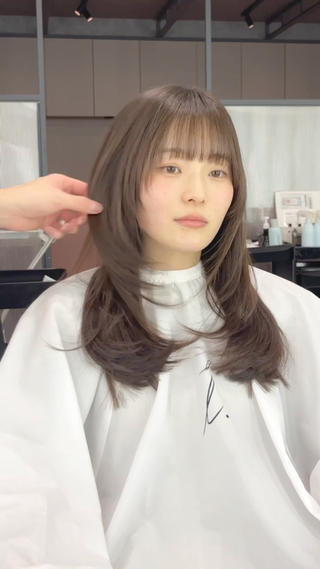 愛媛/松山/美容室/美容院/ダブルカラー/ハイトーン/髪質改善/縮毛矯正/小顔/学割U24/くせ毛/カット/ブリーチ/リタッチ/韓国/ベージュ/グレージュ/ミディアム/ロング/顔まわりカット/前髪カット/韓国ヘア/韓国スタイル/レイヤーカット/トリートメント/カラー/学割/インナーカラー/黒染め/ヘッドスパ 
