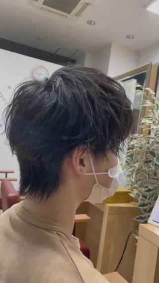 メンズ 💫カットパーマ💫 伊原虎太郎のヘアスタイル