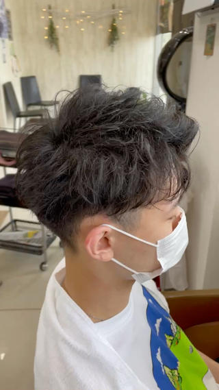 メンズ 💫カットパーマ💫 伊原虎太郎のヘアスタイル