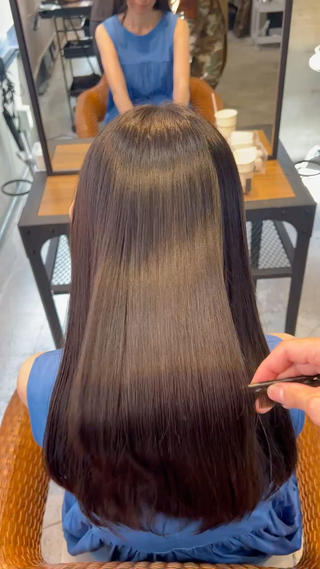 ロング カラー ヘアアレンジ 透明感/艶髪矯正 🪐takushiのヘアスタイル