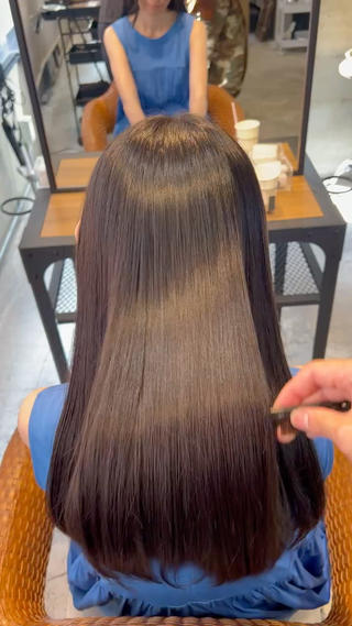 ロング カラー ヘアアレンジ 透明感/艶髪矯正 🪐takushiのヘアスタイル