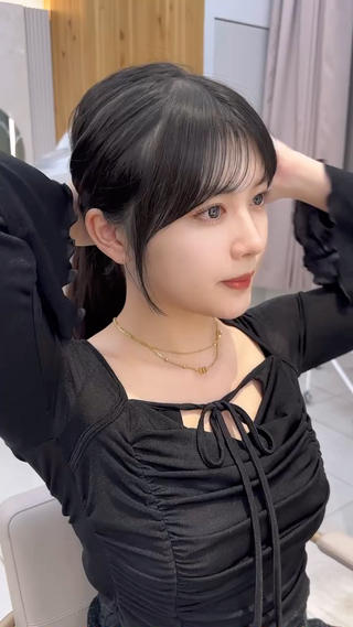 ロング カラー 🇰🇷韓国風くびれ ヘア🇰🇷中村優大のヘアスタイル