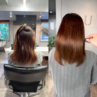 セミロング 髪質改善/艶髪 MINAMIのヘアスタイル