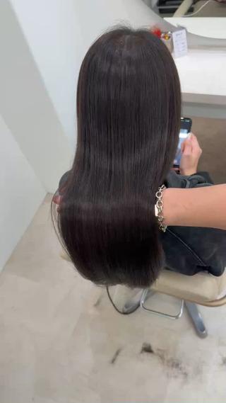 酸性縮毛矯正×透ける暗髪

premium髪質改善 