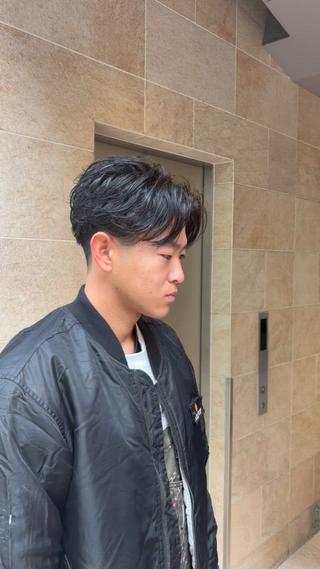 ミディアム メンズ カラー特化/ カラー特化/池田海斗のヘアスタイル