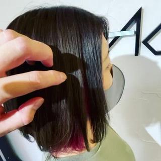 #ティントバー #tintbar #ブリーチ #韓国風ヘア #韓国ヘア #酸熱トリートメント #伊勢崎市美容室 #伊勢崎 #オージュア #addicthy #aujua #エヌドット #インナーカラー  #ティントバー #ミストバング  #オージュアサロン #フレーミングカラー #ピラミンゴカラー#インナーカラー #ボブインナーカラー　#add9 #アドナインス 
