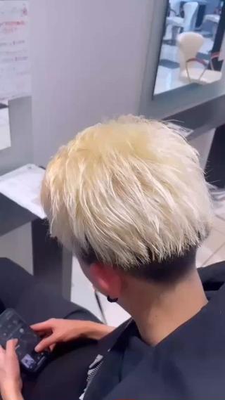 カラー メンズ 💞暖色カラー 💞risaのヘアスタイル