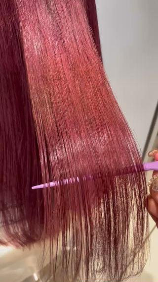 セミロング カラー 💞暖色カラー 💞risaのヘアスタイル