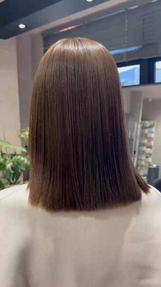 .Xian オリジナル縮毛矯正︎ 柔らかく仕上げます
柔らかいbeige color  