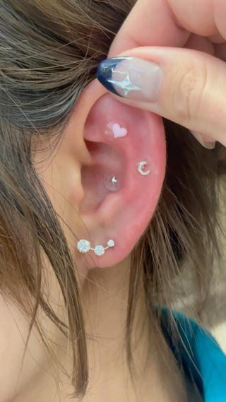 シールエクステ🎀 羽エクステ🌙しぇるのヘアスタイル