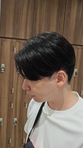 ロング メンズ パーマ パーマ/縮毛矯正/ 韓国ヘア/副店長和田のヘアスタイル