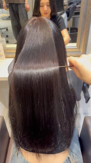 ワンカラー髪質改善のメニューです
lavender brown 