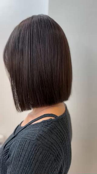 ショート ♥韓国レイヤー/透明 感カラー/顔周りのヘアスタイル