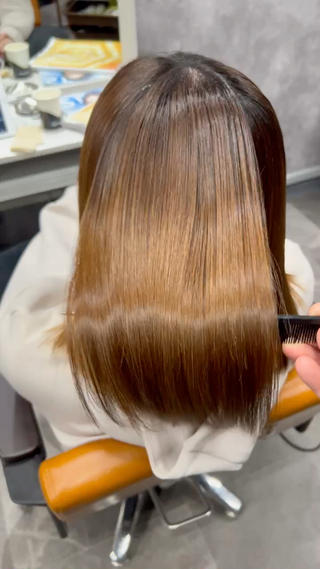 【気に入ったスタイルはブックマークをしてご利用ください】大人かわいい艶感の縮毛矯正が得意です！くせ毛、ダメージ毛でお悩みの方も解決します！幅広い年齢のお客様にご来店いただいています！髪質改善/髪質改善ストレート/髪質改善縮毛矯正/髪質改善トリートメント/縮毛矯正/ストレート/ストレートパーマ/艶感/艶髪/ツヤ髪/黒髪/サラツヤストレート/ボブ/ショート/ショートボブ/五反田/五反田髪質改善 