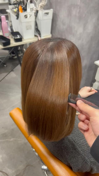 カット＋カラー＋TOKIOトリートメント【気に入ったスタイルはブックマークをしてご利用ください】大人かわいい艶感の縮毛矯正が得意です！くせ毛、ダメージ毛でお悩みの方も解決します！幅広い年齢のお客様にご来店いただいています！髪質改善/髪質改善ストレート/髪質改善縮毛矯正/髪質改善トリートメント/縮毛矯正/ストレート/ストレートパーマ/艶感/艶髪/ツヤ髪/黒髪/サラツヤストレート/ボブ/ショート/ショートボブ/五反田/五反田髪質改善 