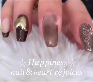 バレンタインネイル7500円 