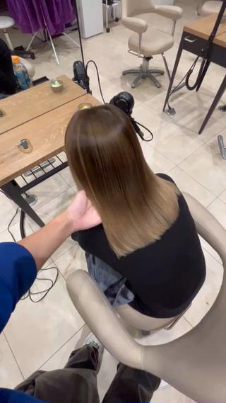 ミディアム 髪の修復専門サロン　hair place VIVE所属・KOTA / ハイトーン/髪質改善のヘアスタイル