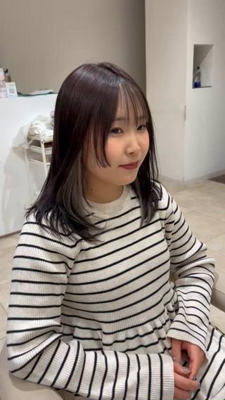 ミディアム カラー 髪の修復専門サロン　hair place VIVE所属・KOTA / ハイトーン/髪質改善のヘアスタイル