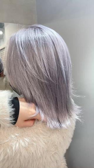 ミディアム カラー 🍎ハッシュカット× 髪質改善🍎カイトのヘアスタイル