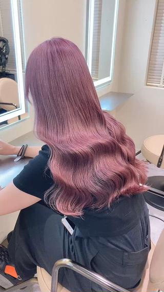 セミロング カラー 🍎ハッシュカット× 髪質改善🍎カイトのヘアスタイル