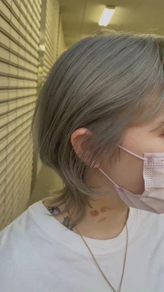 ショート カラー NINE+/代表 ブリーチ特化型サロンのヘアスタイル