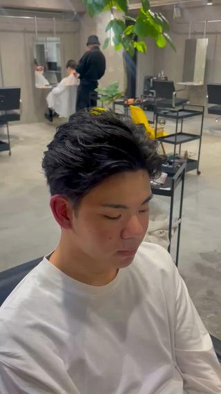 ショート メンズ メンズパーマ✨️村越 雄斗のヘアスタイル