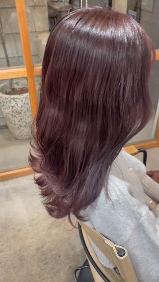 ラベンダーカラー こっくりとした深めのラベンダーです ！ 