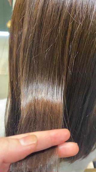 セミロング カラー PREVIA銀座渡辺 真矢のヘアスタイル