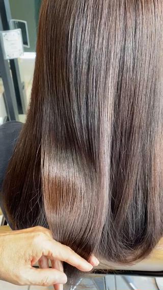 ロング カラー PREVIA銀座渡辺 真矢のヘアスタイル