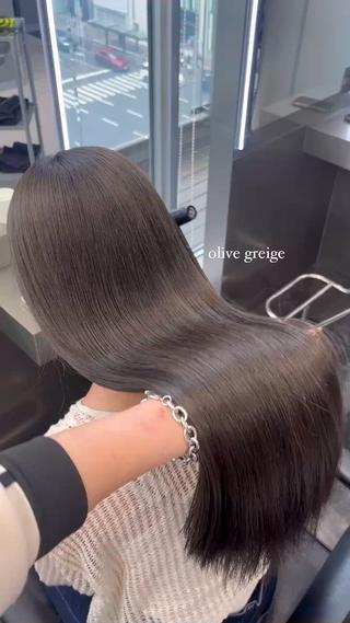 ロング カラー ヘアアレンジ ハイトーン/透明感 髪質改善/rinaのヘアスタイル