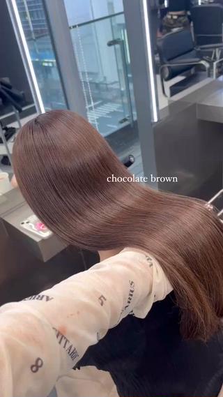 ロング カラー ヘアアレンジ ハイトーン/透明感 髪質改善/rinaのヘアスタイル