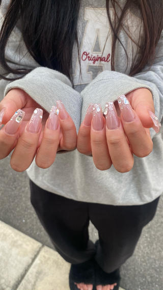 ベースカラー追加+1,000円
動画と同じ宝石パーツストーン10本　+1,000円 