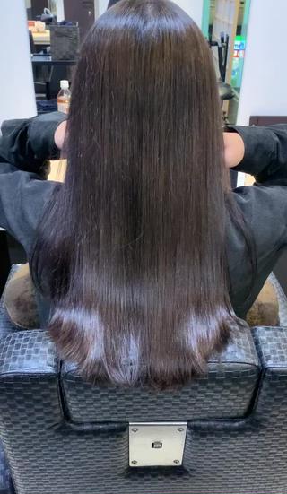 お客様一人一人に1番合った
　シャンプートリートメントの無料診断で
　ここまでサラサラツヤツヤに仕上がります 