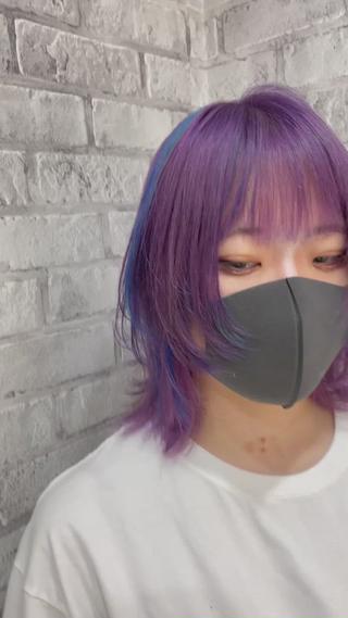 マルチカラー×ウルフボブ





ショート　越谷　越谷駅　美容室　深夜営業　夜21時以降開いているサロン　ブリーチ　ケアブリーチ　多色カラー　派手髪　ウルフ　レイヤー 