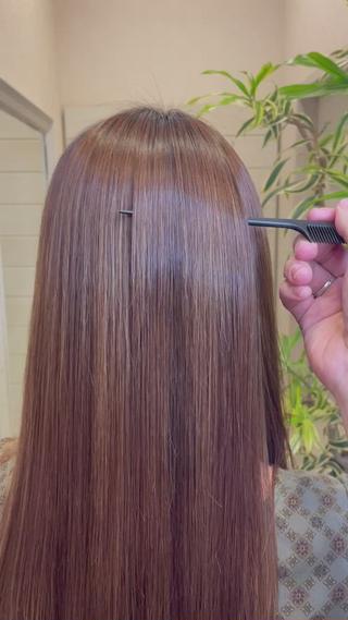 乾かすだけでこの艶^_^