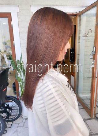 セミロング カラー パーマ 髪質改善ストレート✨ パーマヘア✨YUKIのヘアスタイル