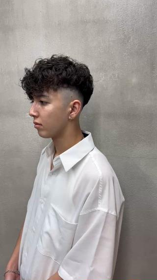 ショート パーマ メンズ 💈メッシュパーマ 特化💈ユウマ💈のヘアスタイル