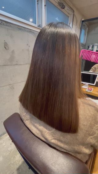 ミディアム BEKKAN by youres hair所属・髪質改善 永田零亜のヘアスタイル