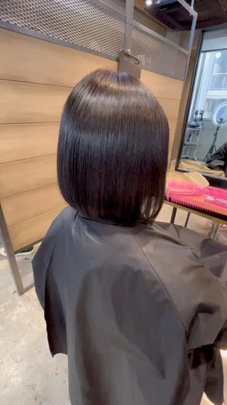 ボブの方に髪質改善トリートメントおすすめです 