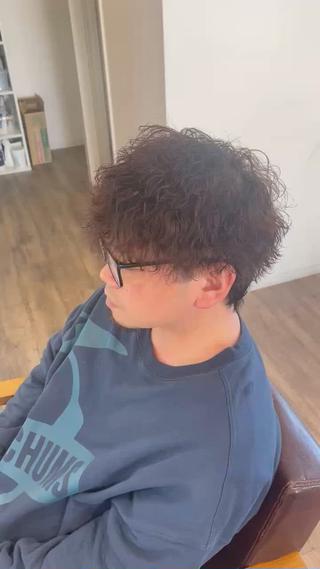 ショート パーマ メンズ Felice Erikaのヘアスタイル