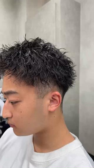 ショート×ツイストパーマ 