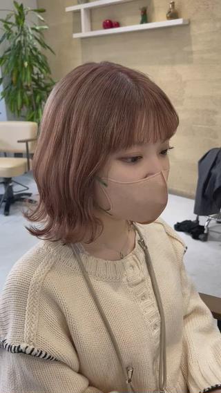 ミディアム メンズバレイヤージュ 斉藤春のヘアスタイル