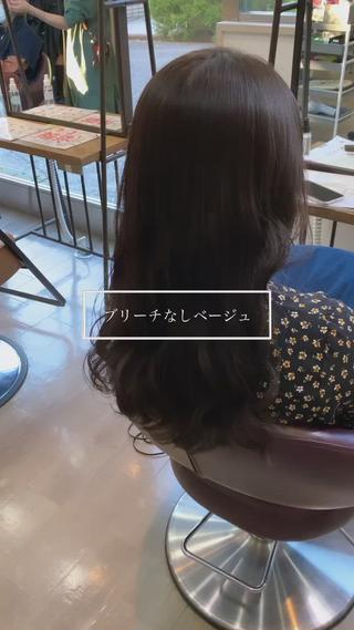 ロング メンズバレイヤージュ 斉藤春のヘアスタイル