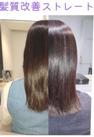 ミディアム 小黒泰佑/東銀座 /縮毛矯正特化のヘアスタイル