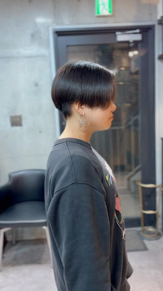 ショート カラー ショートボブ縮毛矯正 髪質改善のプロ山道潤のヘアスタイル